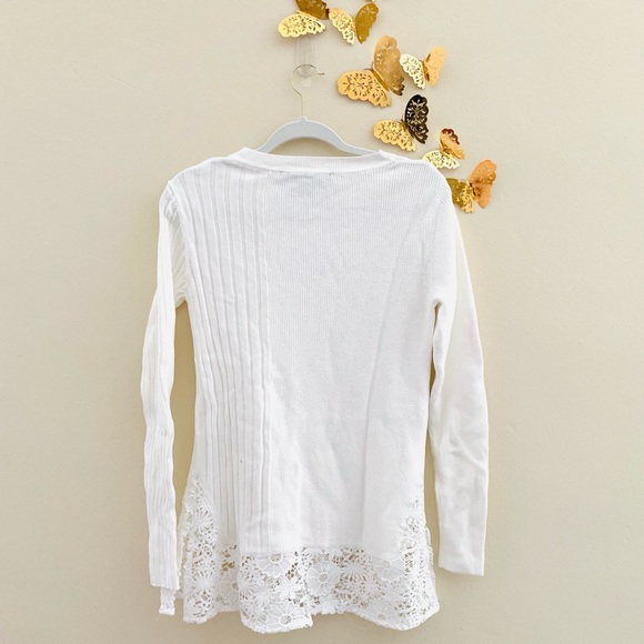 NWT: FRENCH CONNECTION UK | Knit Lace Jumper - Picture 4 of 5